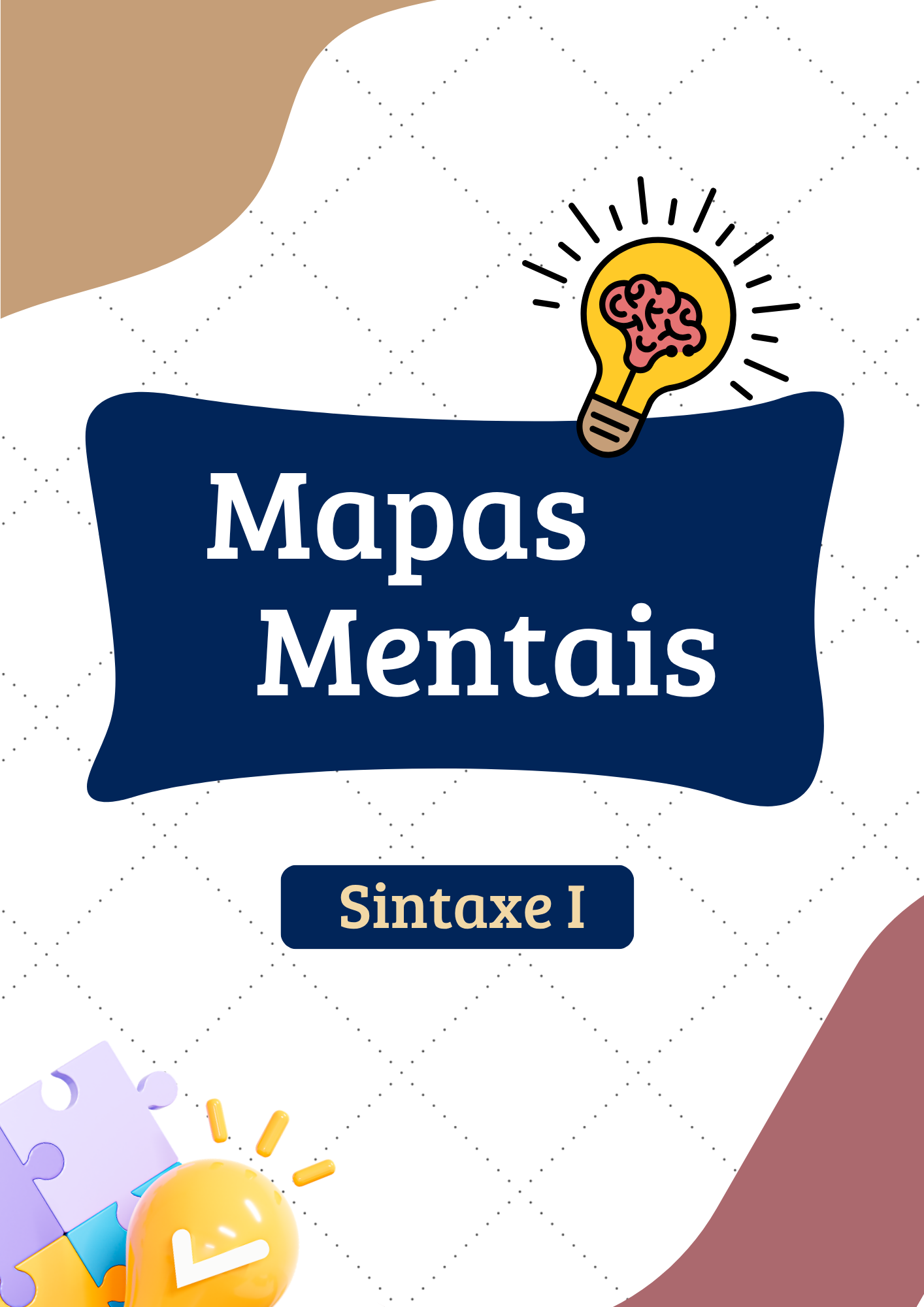 Capa do bônus Mapas Mentais Sintaxe I
